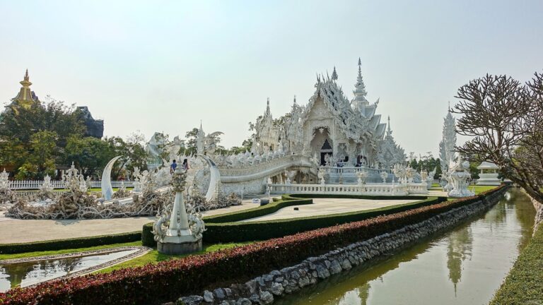 templo blanco, Tailandia
